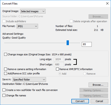 batch convert nef to jpg viewnx