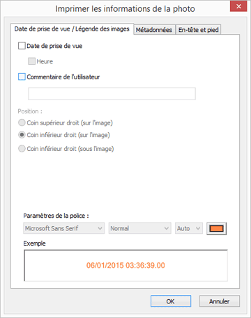 Configuration des Commandes pour l'impression Automatique