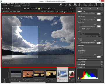 画像を切り抜く クロップ Viewnx I ヘルプ Nikon