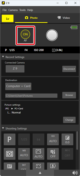 Step 6: Enable (or Disable) Autofocus